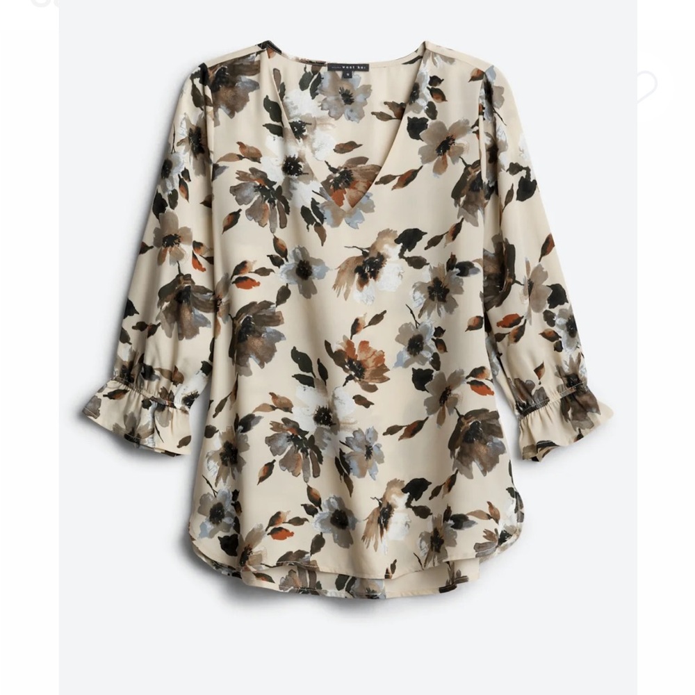 Women’s West Kei Sawyer ruffled sleeve blouse
